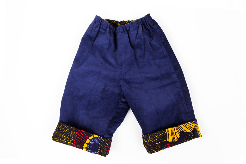 Baby and Toddler Reversible Pants "Cocorico"